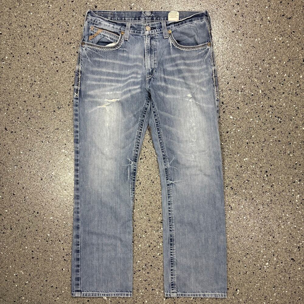 Ariat Light Wash Straight Leg Denim Jeans